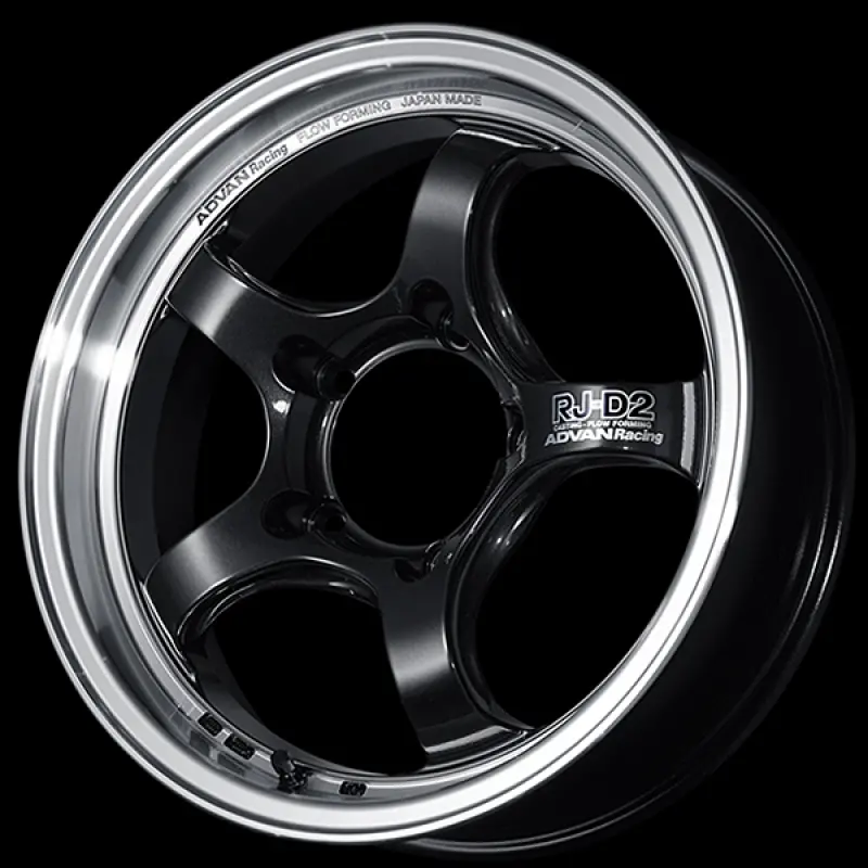 Advan Rg-D2 Forged Alloy Wheel – 18X9.0", +31Mm Offset, 5X114.3 Bolt Pattern, 73Mm Hub Bore, Black Gunmetallic Finish 1