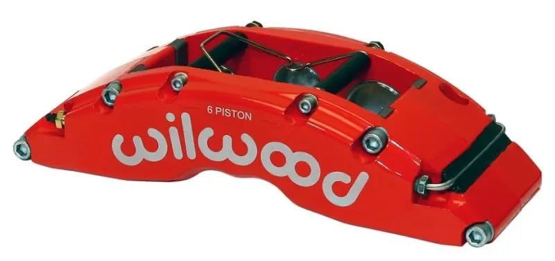 Wilwood Tc6R Red Six-Piston Caliper – 1.88"/1.62"/1.62" Piston Sizes, Compatible With 1.38" Rotors 1