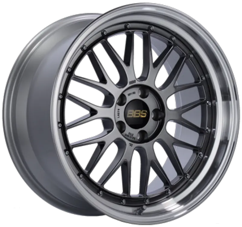 Bbs Lm Forged Alloy Wheel – 19X8.5", 5X114.3, Et43, Diamond Black Face With Diamond-Cut Rim 1