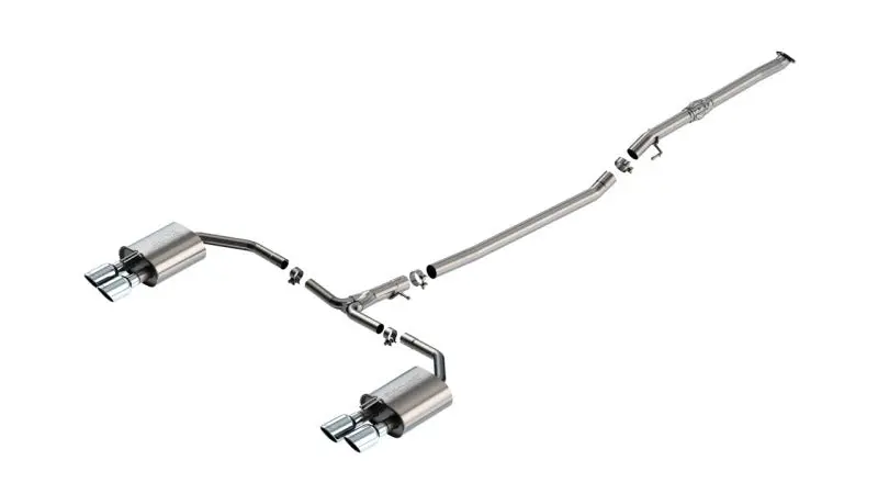 Borla S-Type Cat-Back Exhaust System For 2025 Kia K5 Gt – 2.5L Inline-4, 3.5" Tips 1