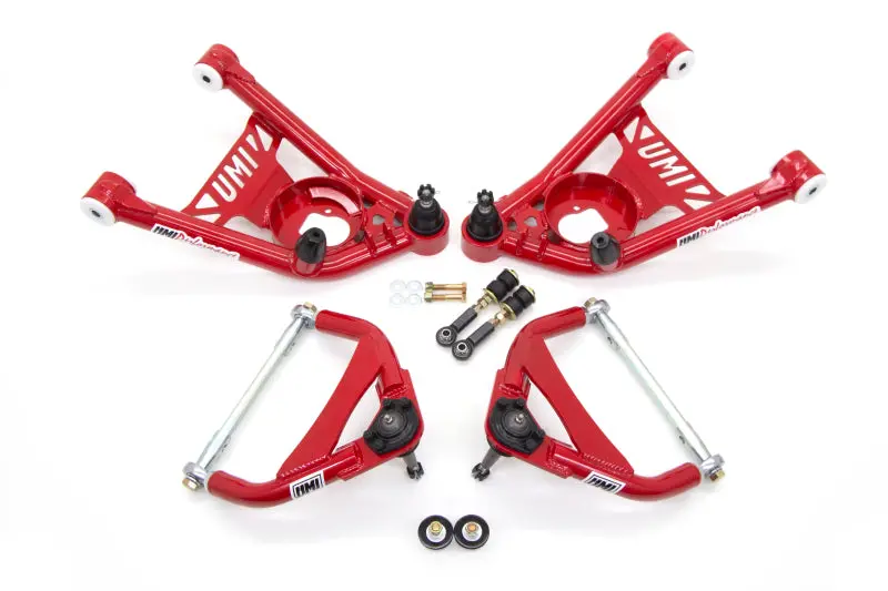 Umi Performance Tubular Front A-Arm Kit For 1964–1972 Gm A-Body Cars – Upper & Lower Arms With Delrin Bushings 1