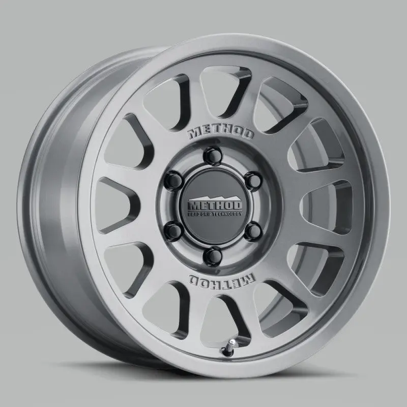 Method Mr703 Gloss Titanium Alloy Wheel – 17X8.5", 6X5.5", 0Mm Offset, 106.25Mm Cb 1