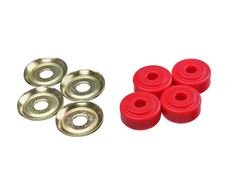 Energy Suspension Red Shock Tower Bushing Set – 7/8-Inch Nipple, 3/8-Inch Id, 1-1/4-Inch Od 1