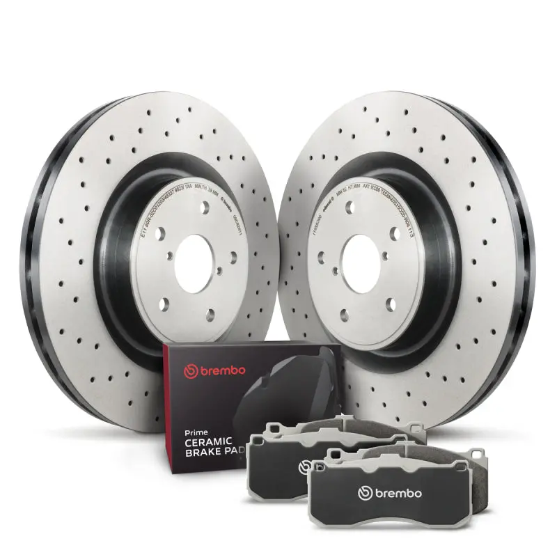 Brembo Oe-Style Front Brake Disc Kit – Precision-Matched Replacement Rotors & Pads 1