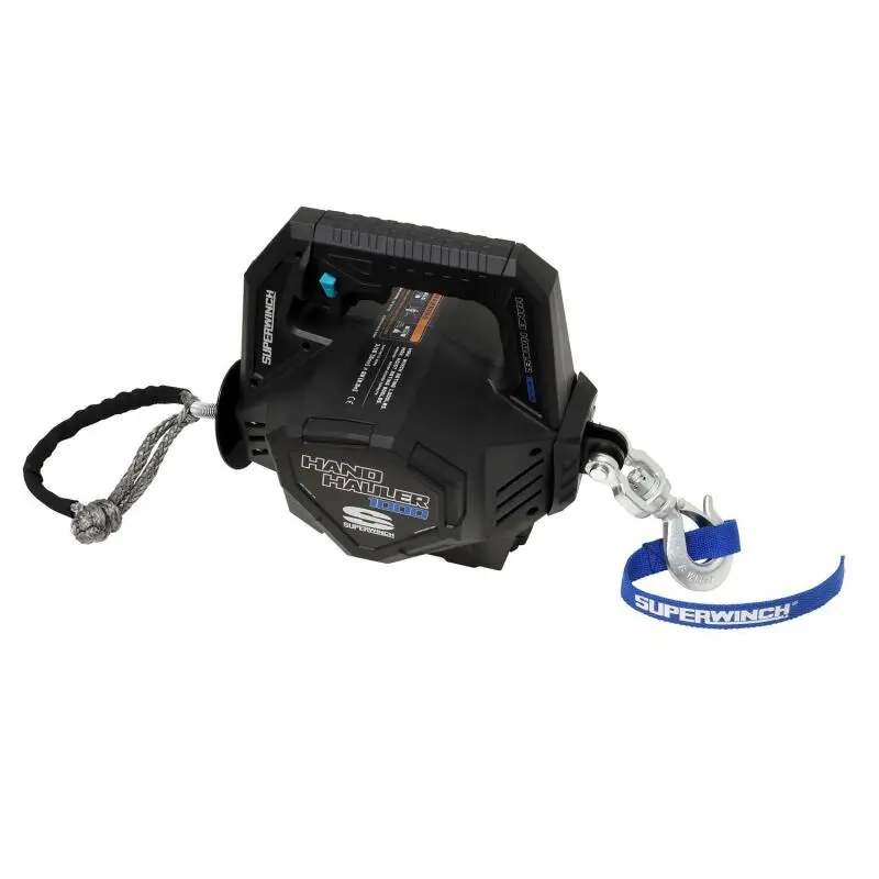 Superwinch Hand Hauler 1000: 24V Dc Winch With 1000 Lb Capacity & Soft-Shackle Rope End 1