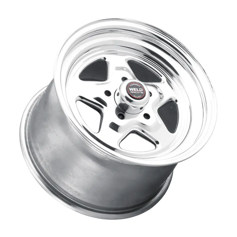 Weld Prostar Non-Beadlock Polished Aluminum Wheel – 15X7", 5X4.75", 5.5" Backspace 1