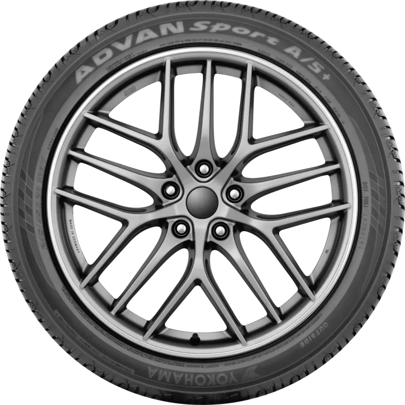 Yokohama Advan Sport A/S+ All-Season Performance Tire – 225/50R16, Load Index 92, Speed Rating W 1