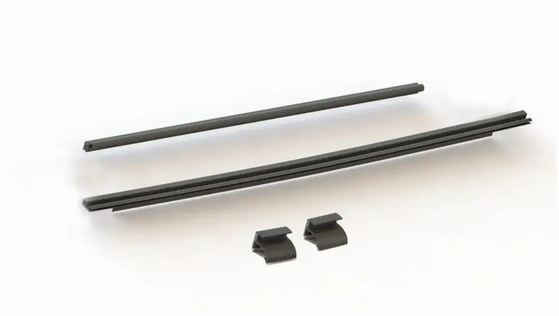 Rampage Tailgate Tonneau Bar Kit For 2007–2018 Jeep Wrangler Jk – Sleek Black Design 1