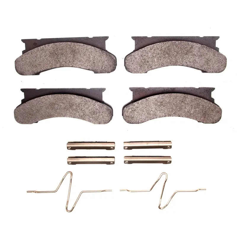 R1 Front Semi-Metallic Brake Pad & Hardware Kit For 1986–1994 Ford F-250 2Wd (Non-Super Duty) 1