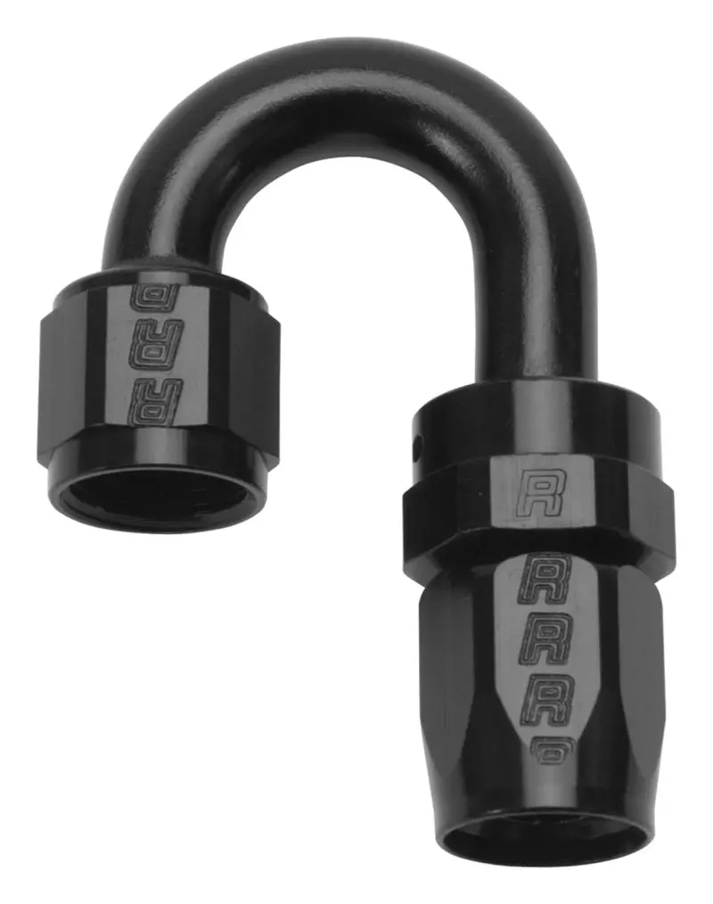 Russell Performance -6 An Black Swivel Hose End – 180° Full-Flow Configuration 1