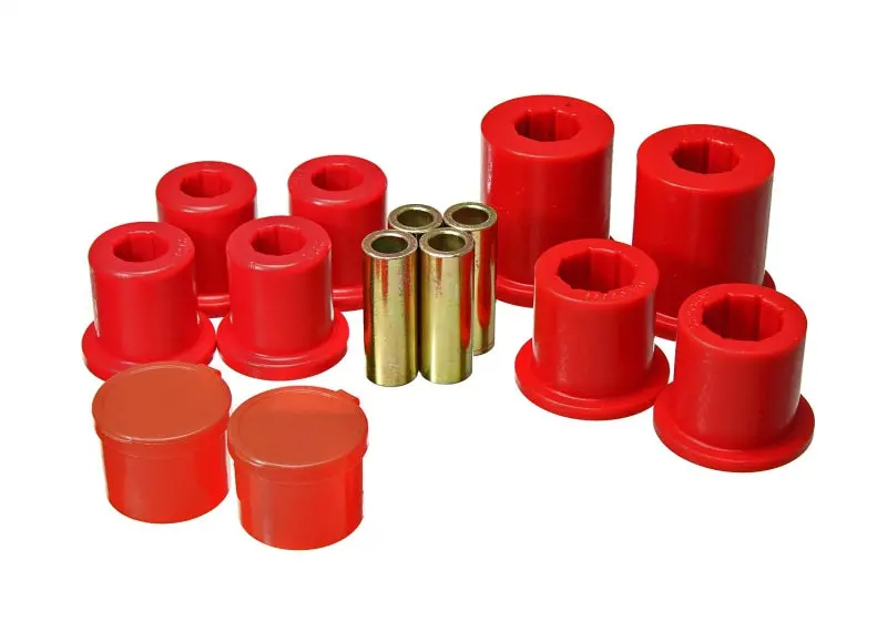 Energy Suspension Control Arm Bushing Kit — Red Polyurethane, Front Axle For 2010–2020 Toyota 4Runner & Lexus Gx460 1