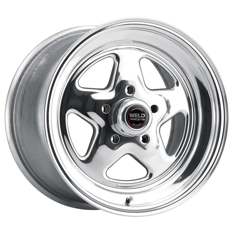 Weld Prostar Non-Beadlock Polished Aluminum Wheel – 15X7", 5X4.75", 5.5" Backspace 2
