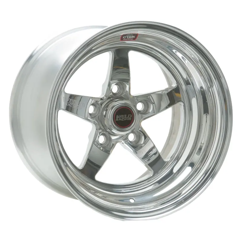Weld S71 Polished Aluminum Wheel – 15×8.33", 5×4.5", 5.5" Backspace (Low-Pad Finish) 1