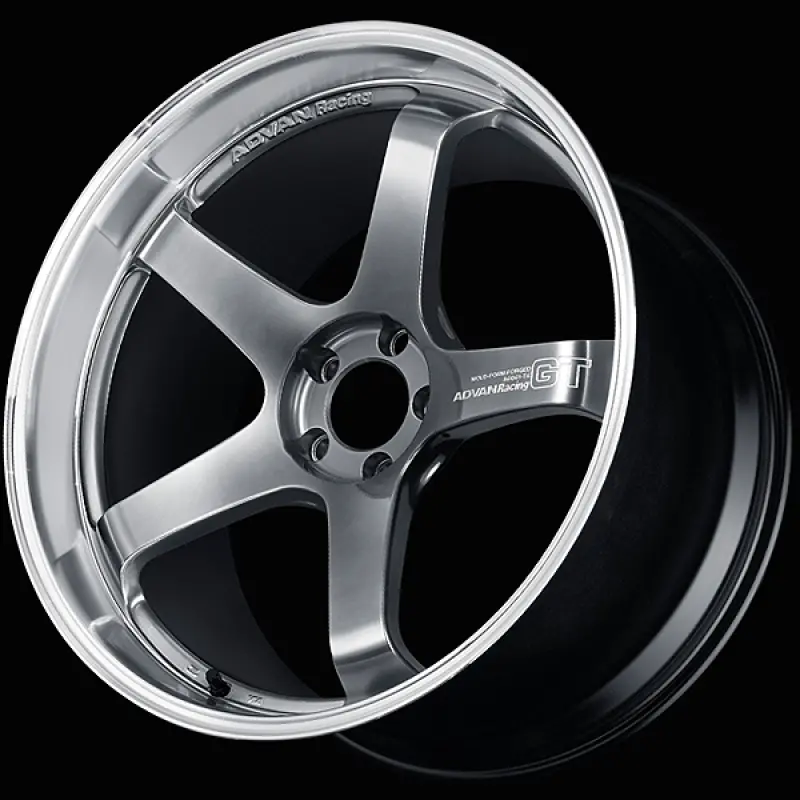 Advan Gt Premium Hyper Platinum Black Wheel – 20X9", +20 Offset, 5X120, 72.5Mm Bore, Machined Face 1