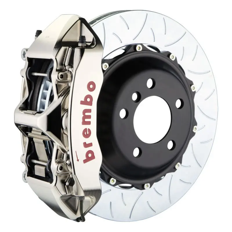 Brembo 93-98 Supra Front Gtr Bbk 6 Piston Billet355X32 2Pc Rotor Slotted Type-3- Nickel Plated 1