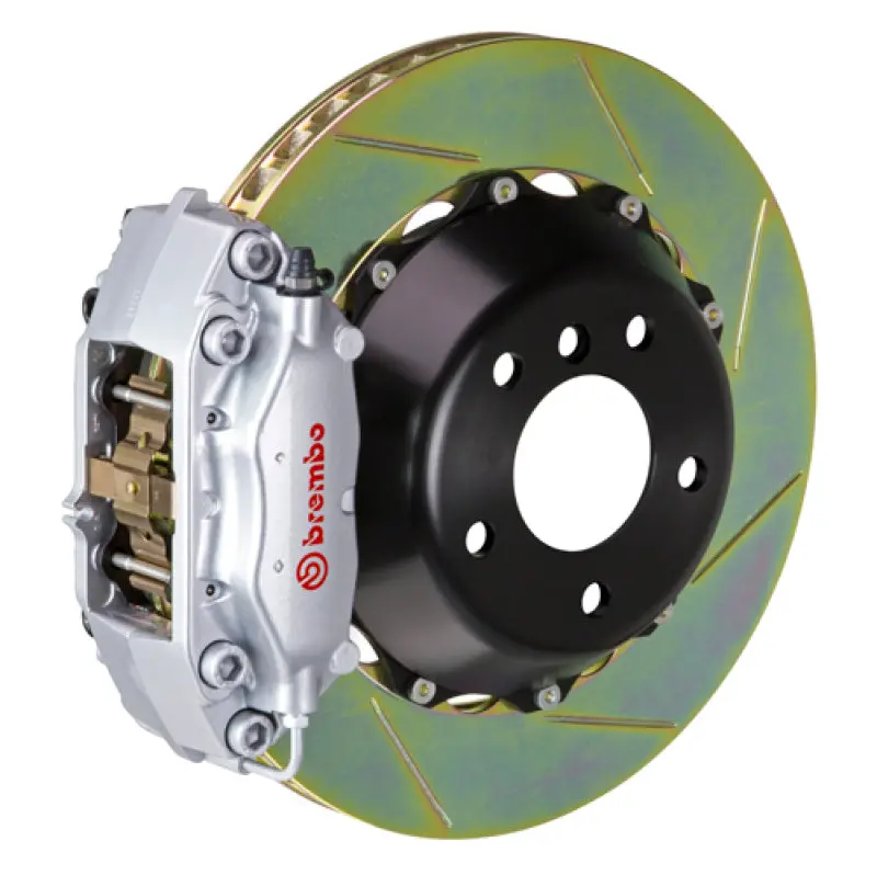 Brembo Gt Rear Big Brake Kit – 4-Piston Calipers With 345X28Mm Slotted Two-Piece Rotors For 1997–2004 Porsche Boxster S (986) 1