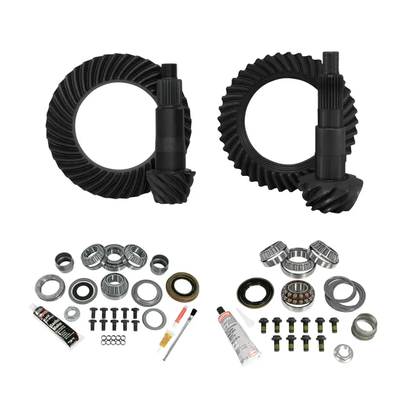 Yukon Gear 3.73 Ring-And-Pinion Kit With Complete Installation Components For Jeep Jl Non-Rubicon (D44 Rear & D30 Front) 1