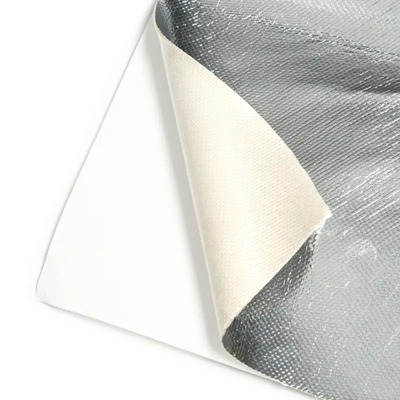 Mishimoto Aluminum-Silica Heat Shield – 24" × 24", Adhesive-Backed Thermal Barrier 1