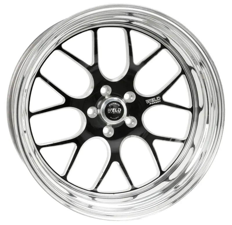 Weld S77 20X8 / 5X120Mm Bp / 5.9In. Bs Black Wheel (Medium Pad) - Non-Beadlock 1