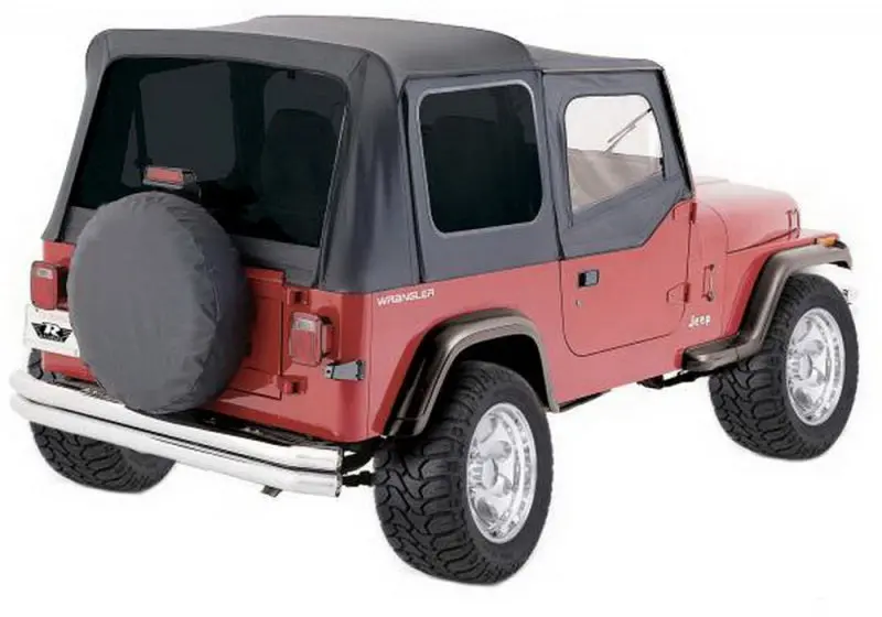 Rampage Universal Tire Cover – Fits 30–32 Inch Tires, Black Denim Style 2