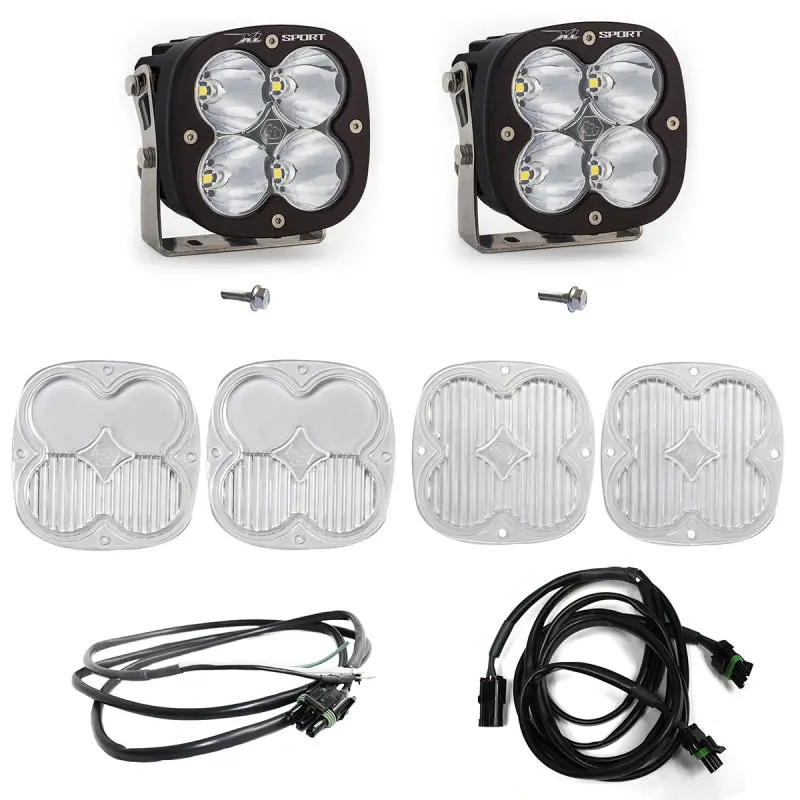 Baja Designs A-Pillar Light Kit — Xl Sport Spot With Upfitter Switch For 2021+ Ford Bronco 1
