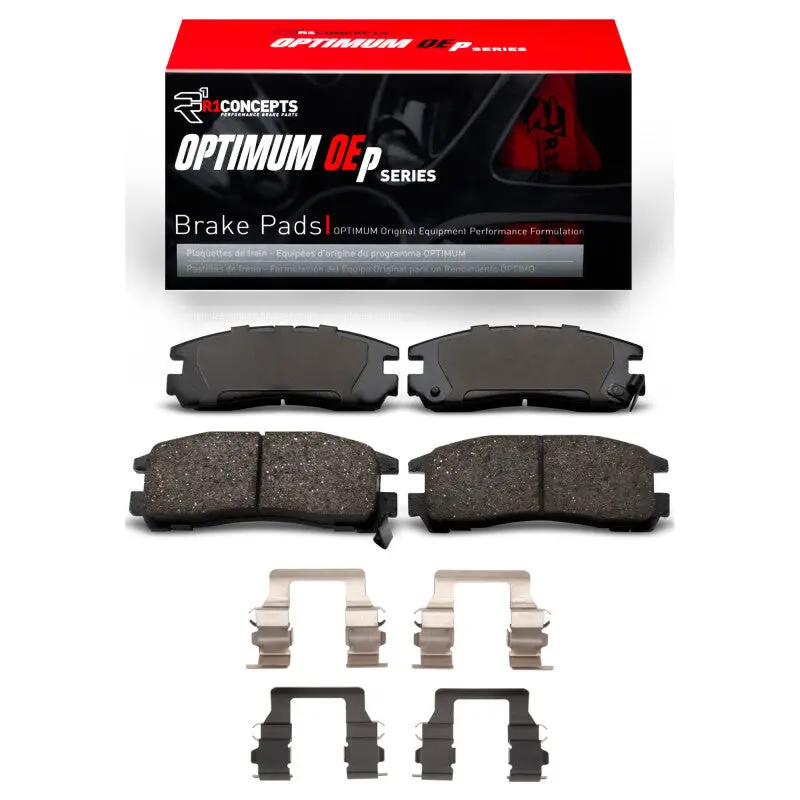R1 Optimum Oe Rear Brake Pad And Hardware Kit For 1988–1999 Dodge Stealth 1