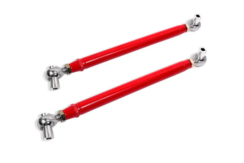 Bmr Adjustable Lower Control Arms With Rod Ends For 1982–2002 Gm F-Body – Chrome Moly, Red 1