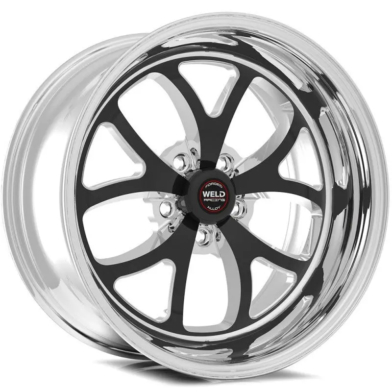 Weld S76 15X10.33 Inch Black Forged Wheel – 5X120Mm Bolt Pattern, 7.5In Backspace, Low Pad Finish 1