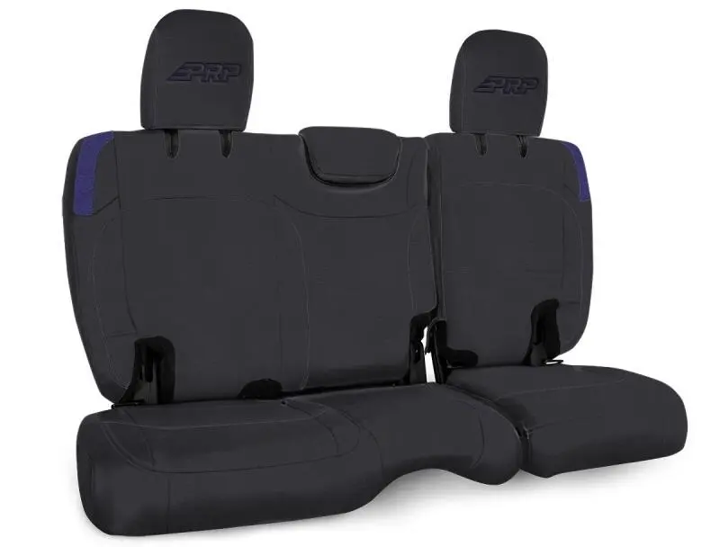 Prp Rear Bench Seat Covers For Jeep Wrangler Jl (4-Door, No Armrest) – Black/Purple 1