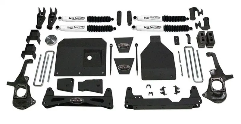Tuff Country 6-Inch Lift Kit For 2011–2019 Chevy Silverado 3500 4×4 (Includes Sx8000 Dually Shocks) 1