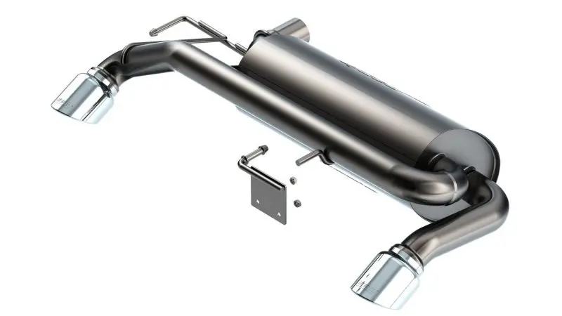 Borla S-Type Axle-Back Exhaust For 2021–2022 Ford Bronco 2.7L V6 4Wd – Bright Chrome Tips 1