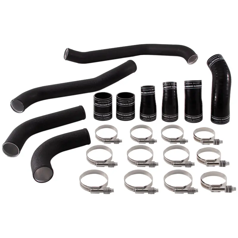 Mishimoto Hot-Side Intercooler Pipe Kit – Wrinkle Black, For 2017+ Ford F-150 3.5L Ecoboost 1