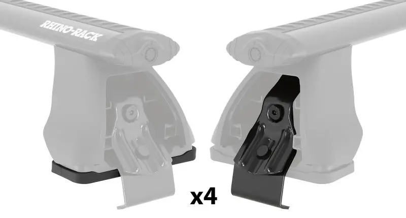 Rhino-Rack 2500 Fitting Kit — Includes 4 Mounting Pads And 4 Clamps For Roof Rack Installation 1